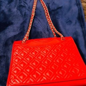 Red Tory Burch bag